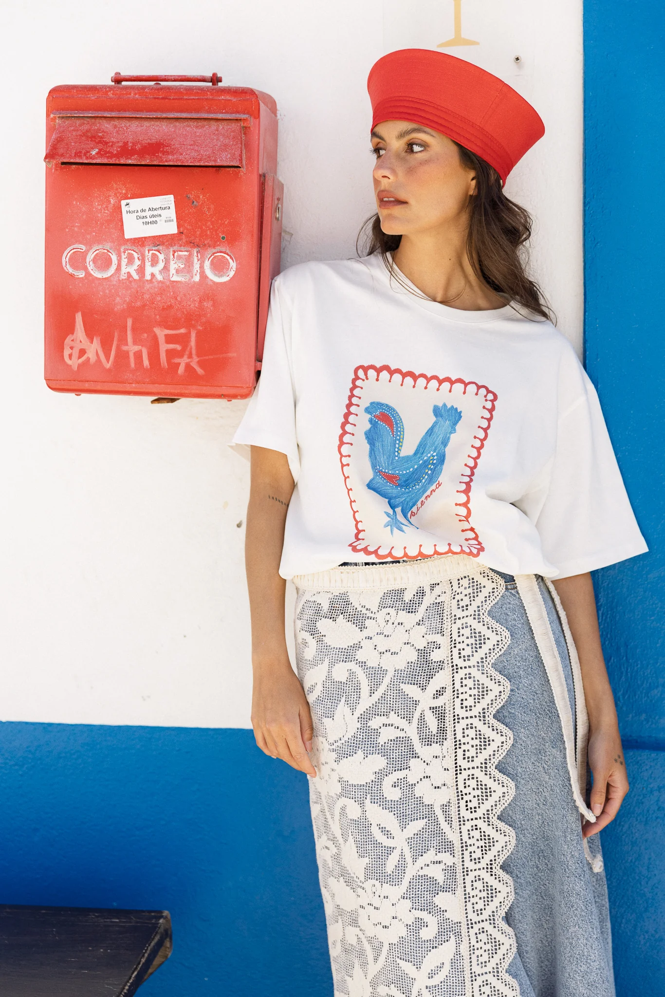AIDA apron - WHITE LACE - Image 3
