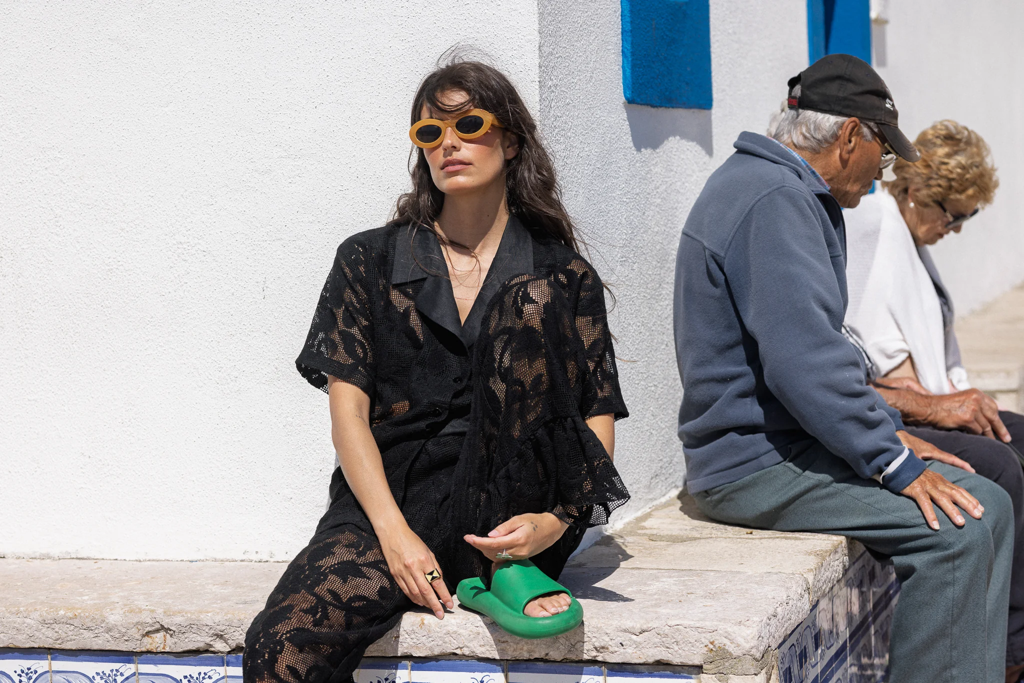 NATÁLIA shirt - BLACK EMBROIDERY - Image 5