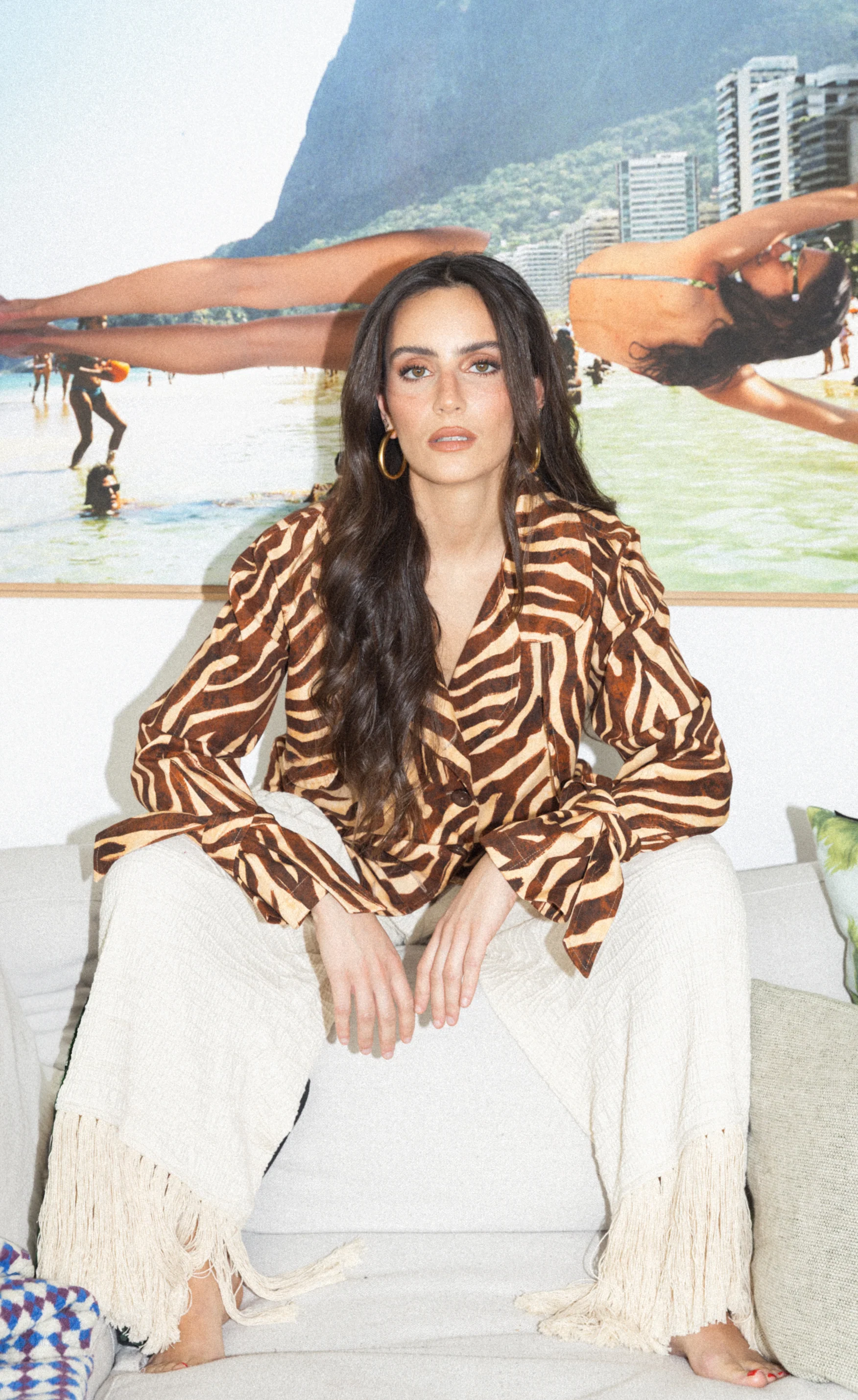 ARCHIE jacket - BROWN ZEBRA - Image 4
