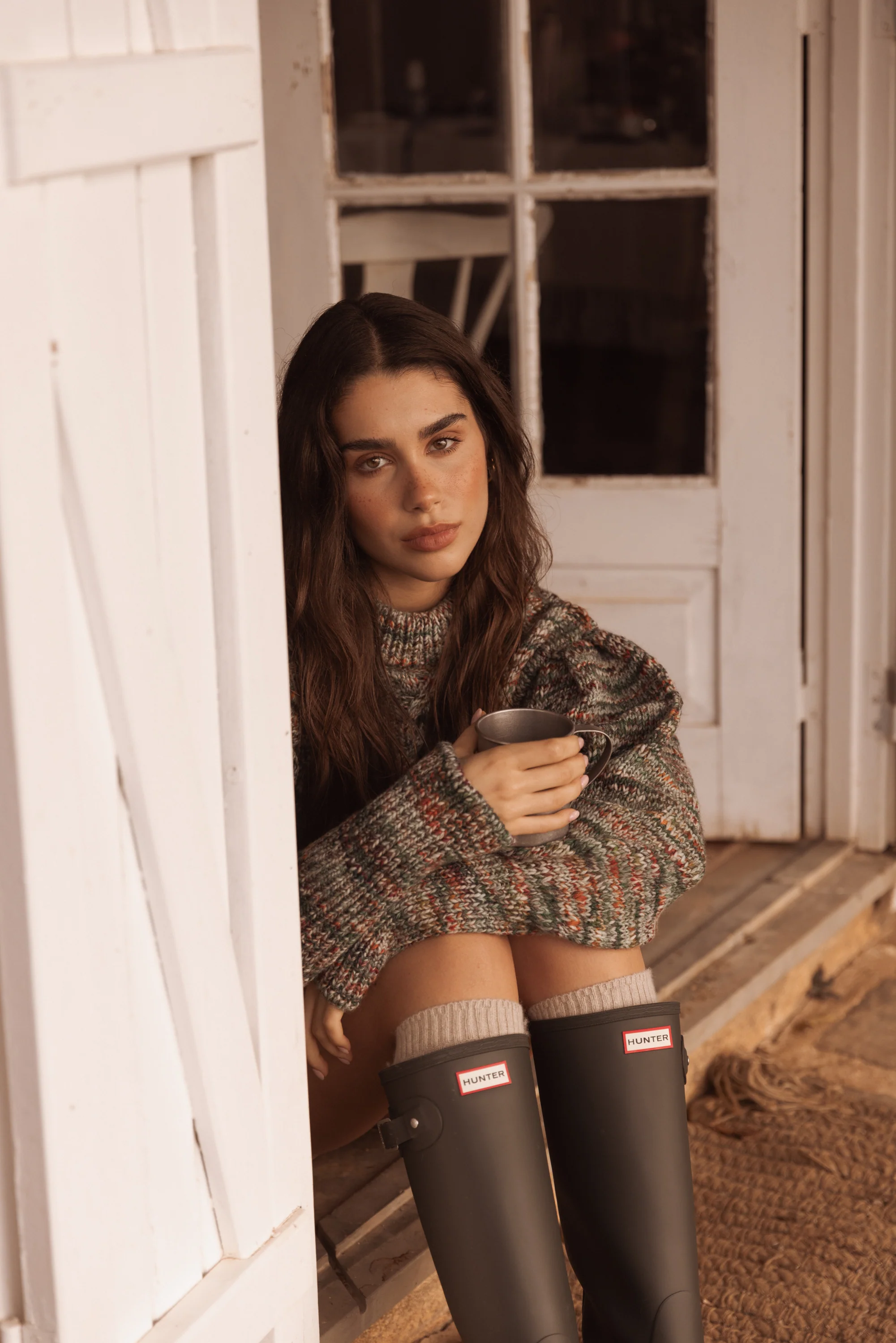 BRIXTON cable knit - GREEN - Image 7
