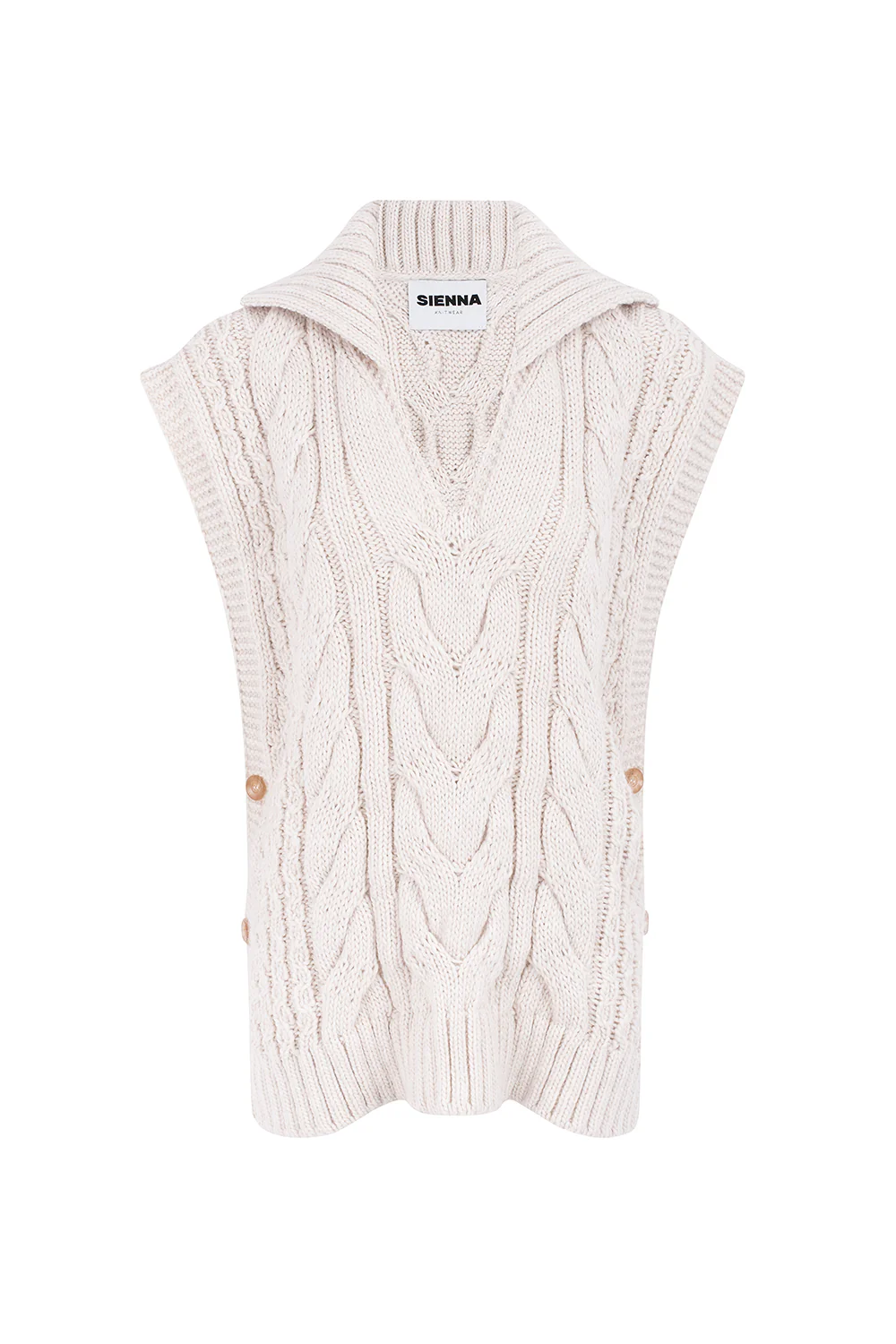 CLAIRE knit vest - IVORY - Image 3