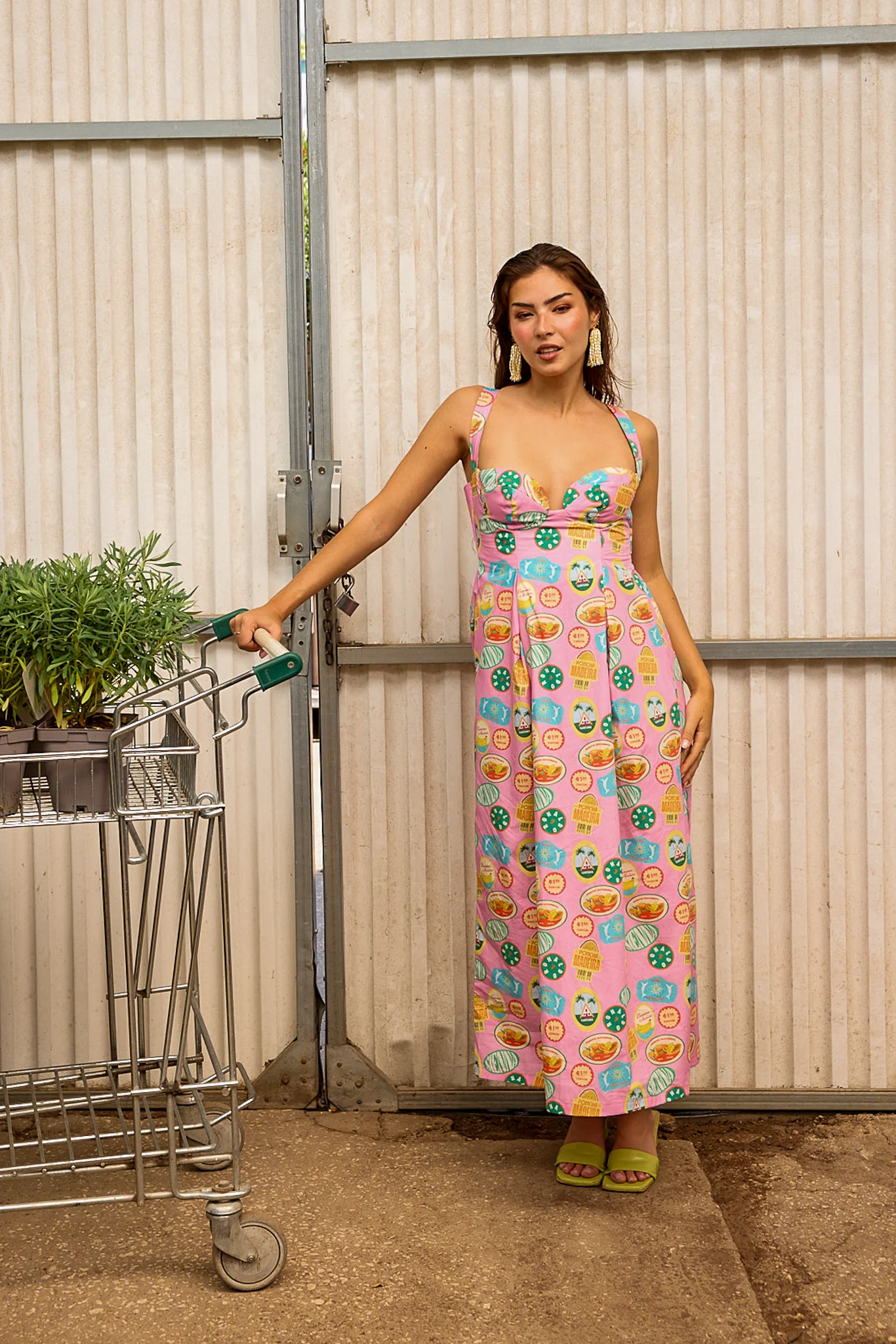 DOLORES dress - STICKERS PINK - Image 6