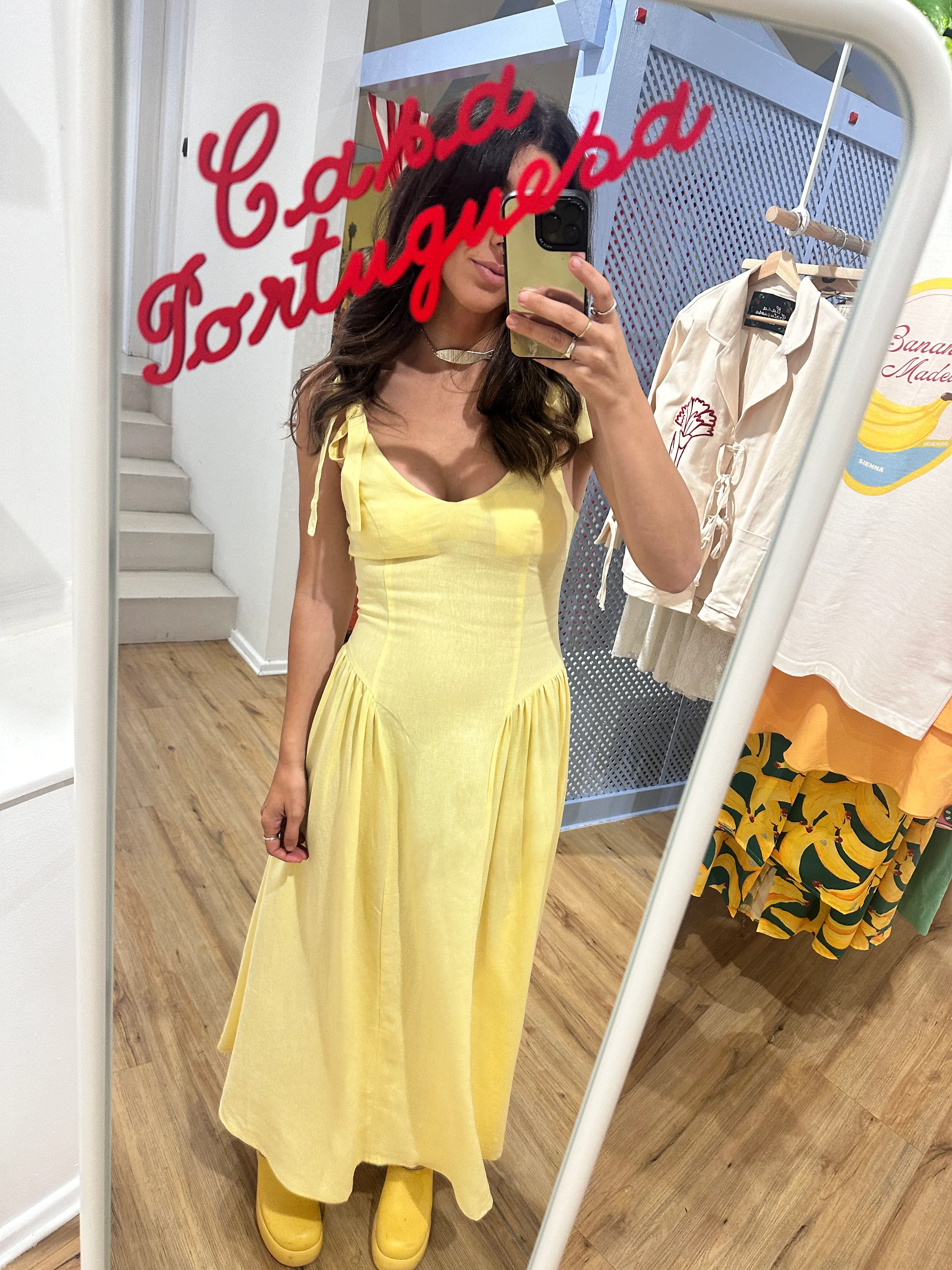 DONNA dress - BUTTER YELLOW - Image 4