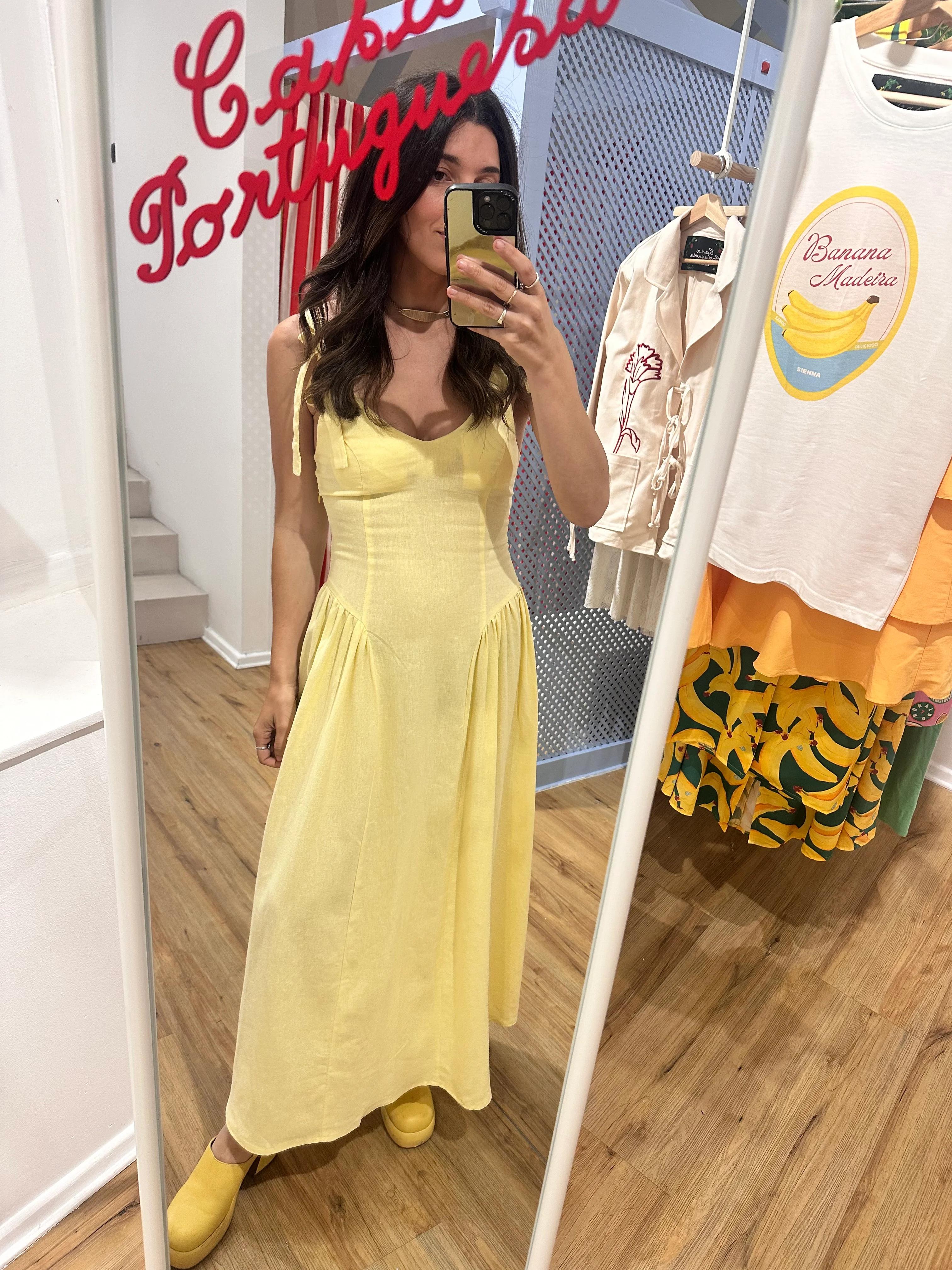 DONNA dress - BUTTER YELLOW - Image 5