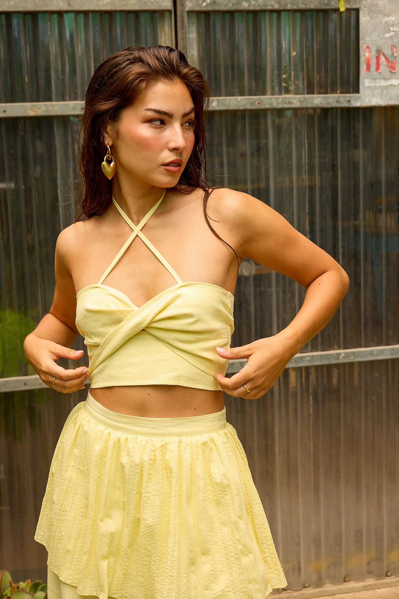 FRANCESCA top - BUTTER YELLOW - Image 3