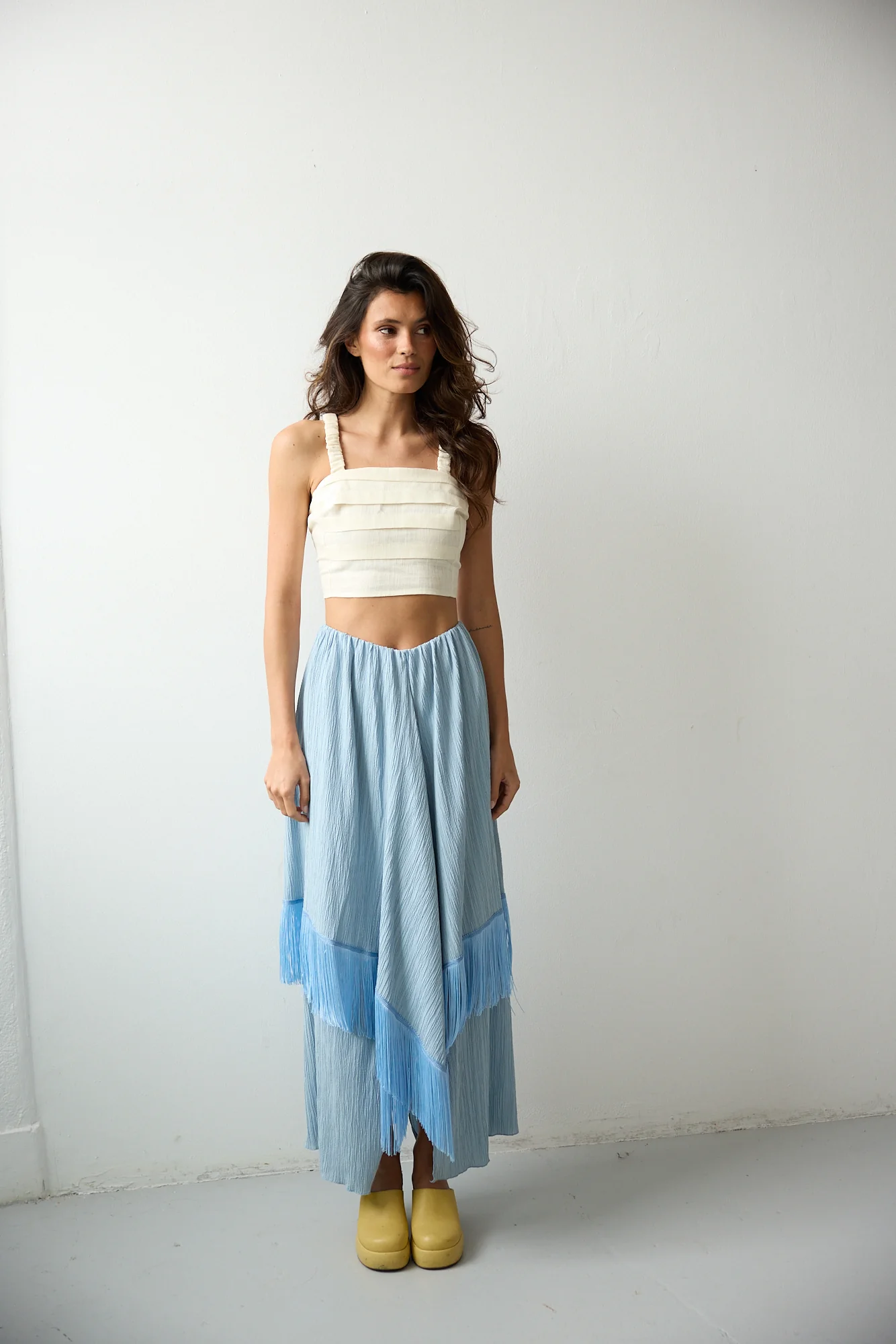 IRIS skirt - LIGHT BLUE - Image 4