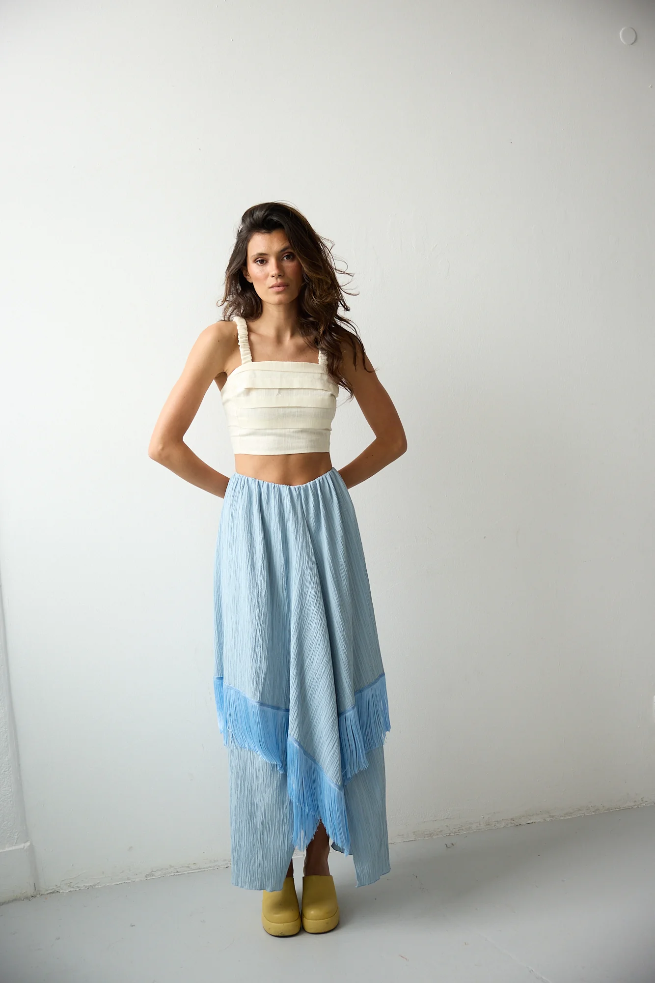 IRIS skirt - LIGHT BLUE - Image 5