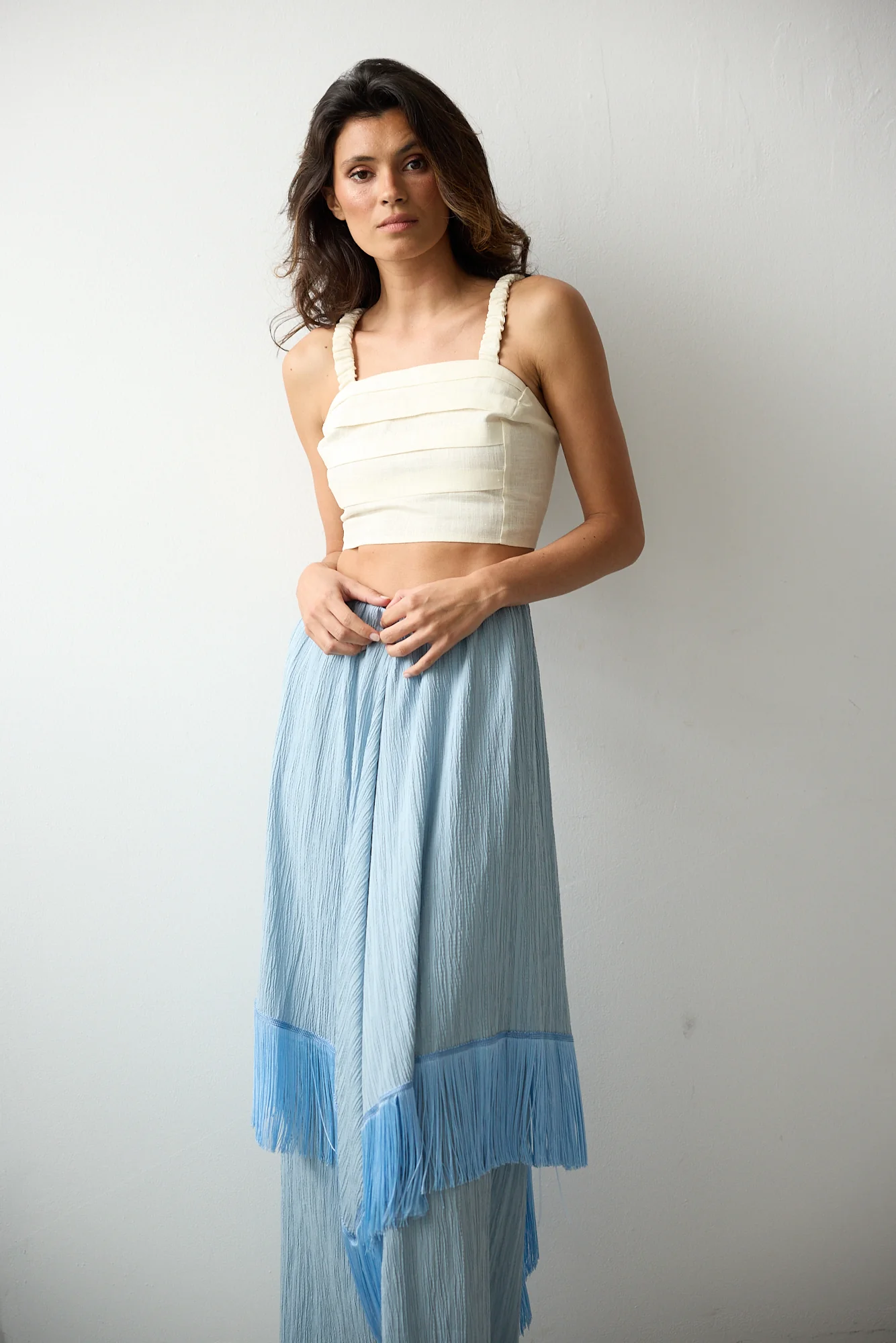 IRIS skirt - LIGHT BLUE - Image 6