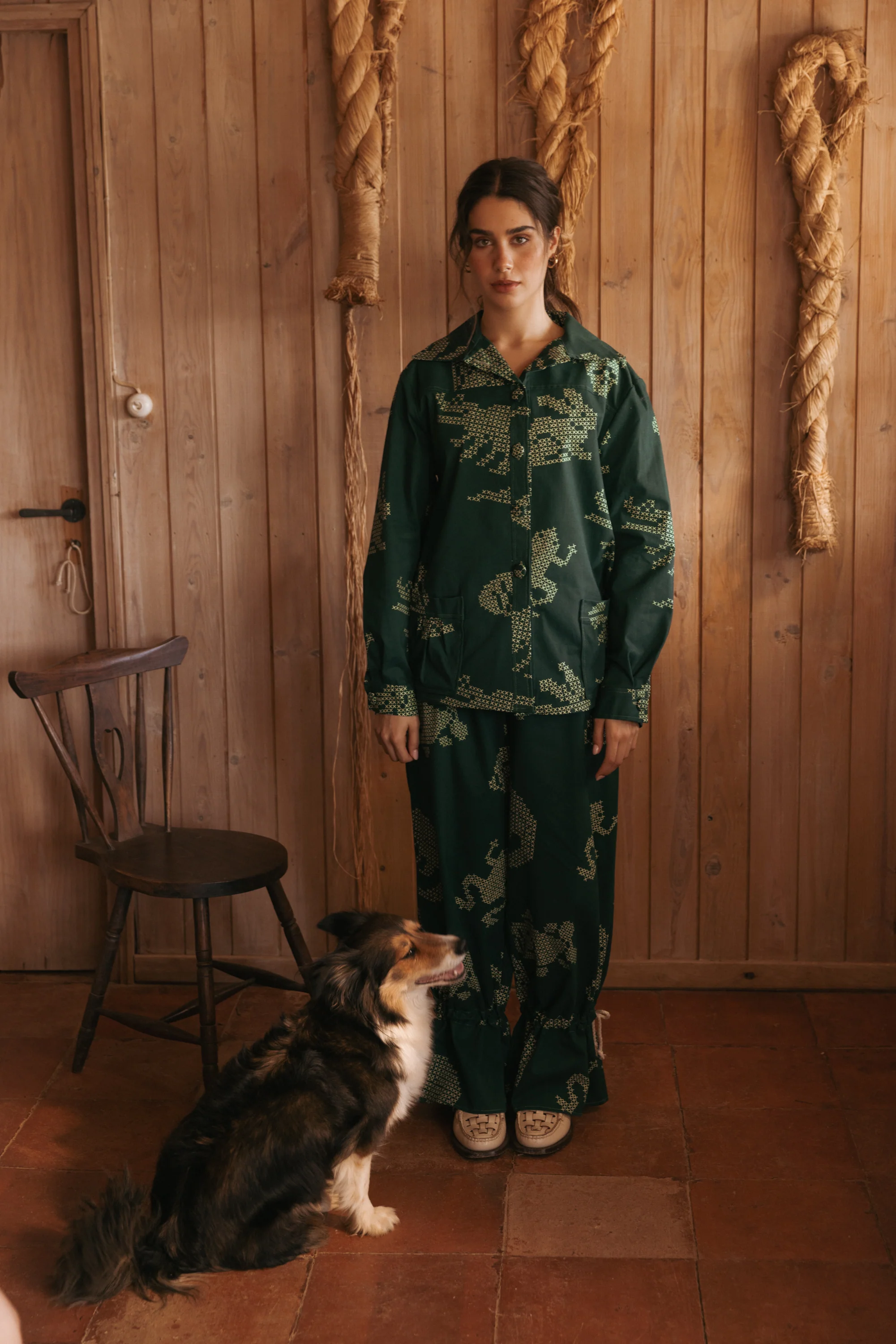 LOPO trousers - GREEN - Image 3