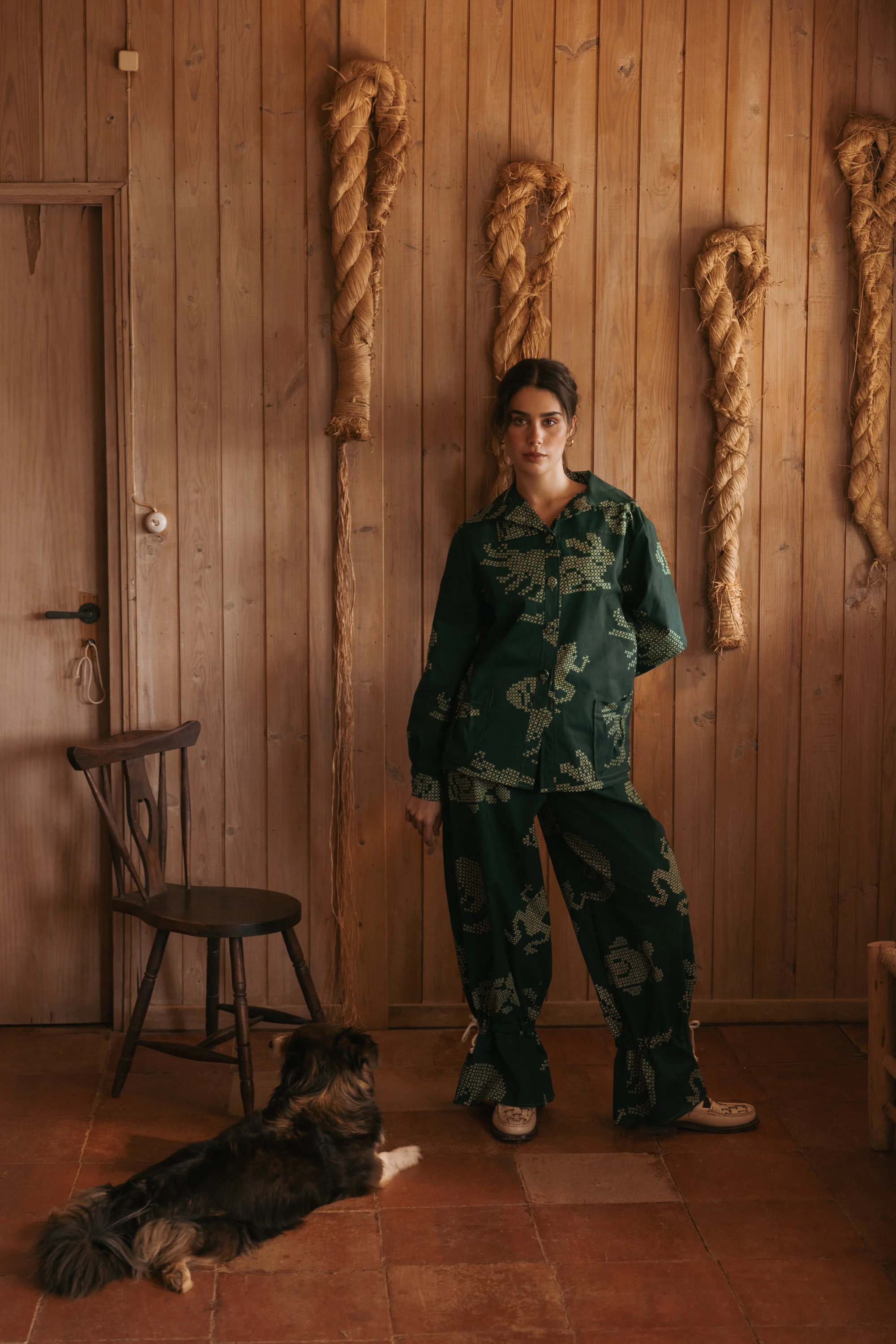 LOPO trousers - GREEN - Image 4
