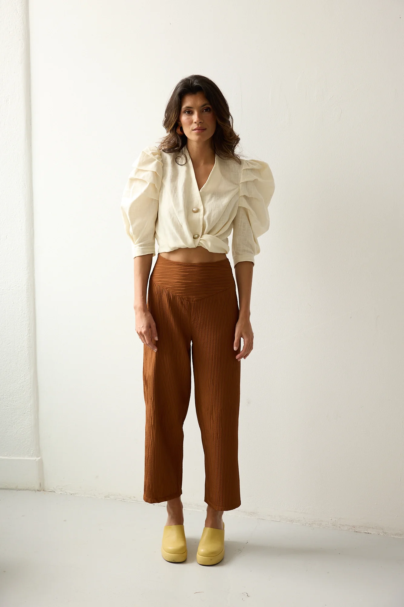 LOU trousers - BROWN - Image 4
