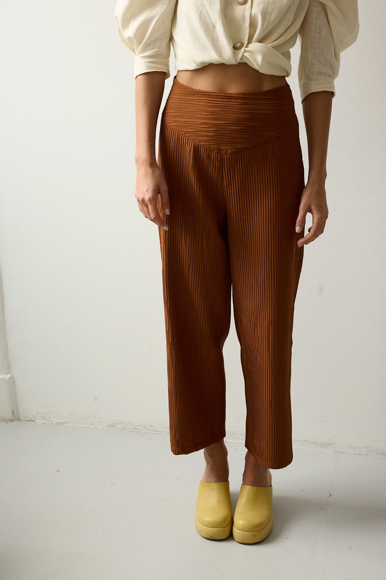 LOU trousers - BROWN - Image 5