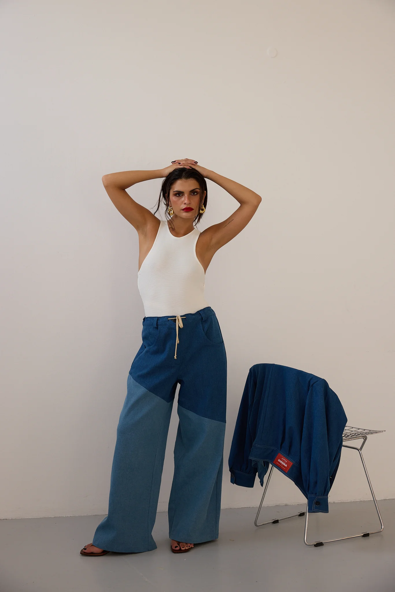 LOUISE trousers - DENIM - Image 3