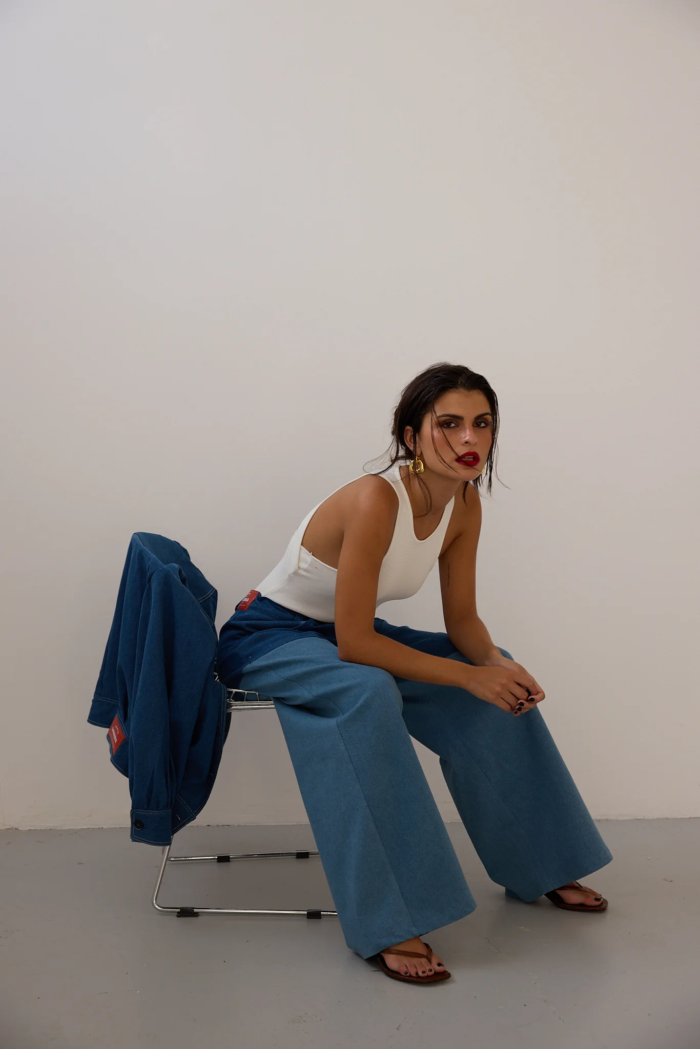 LOUISE trousers - DENIM - Image 4