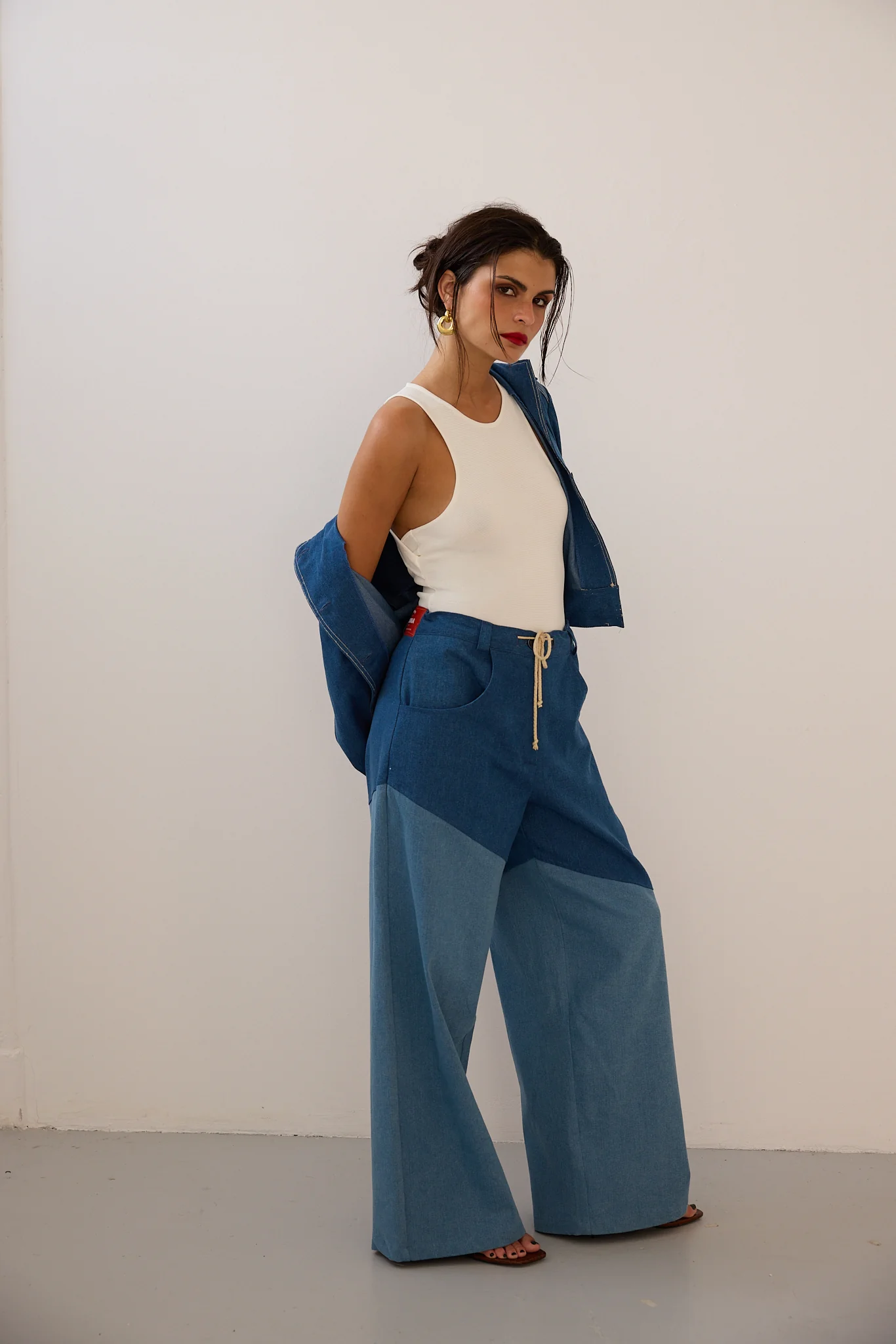 LOUISE trousers - DENIM - Image 5