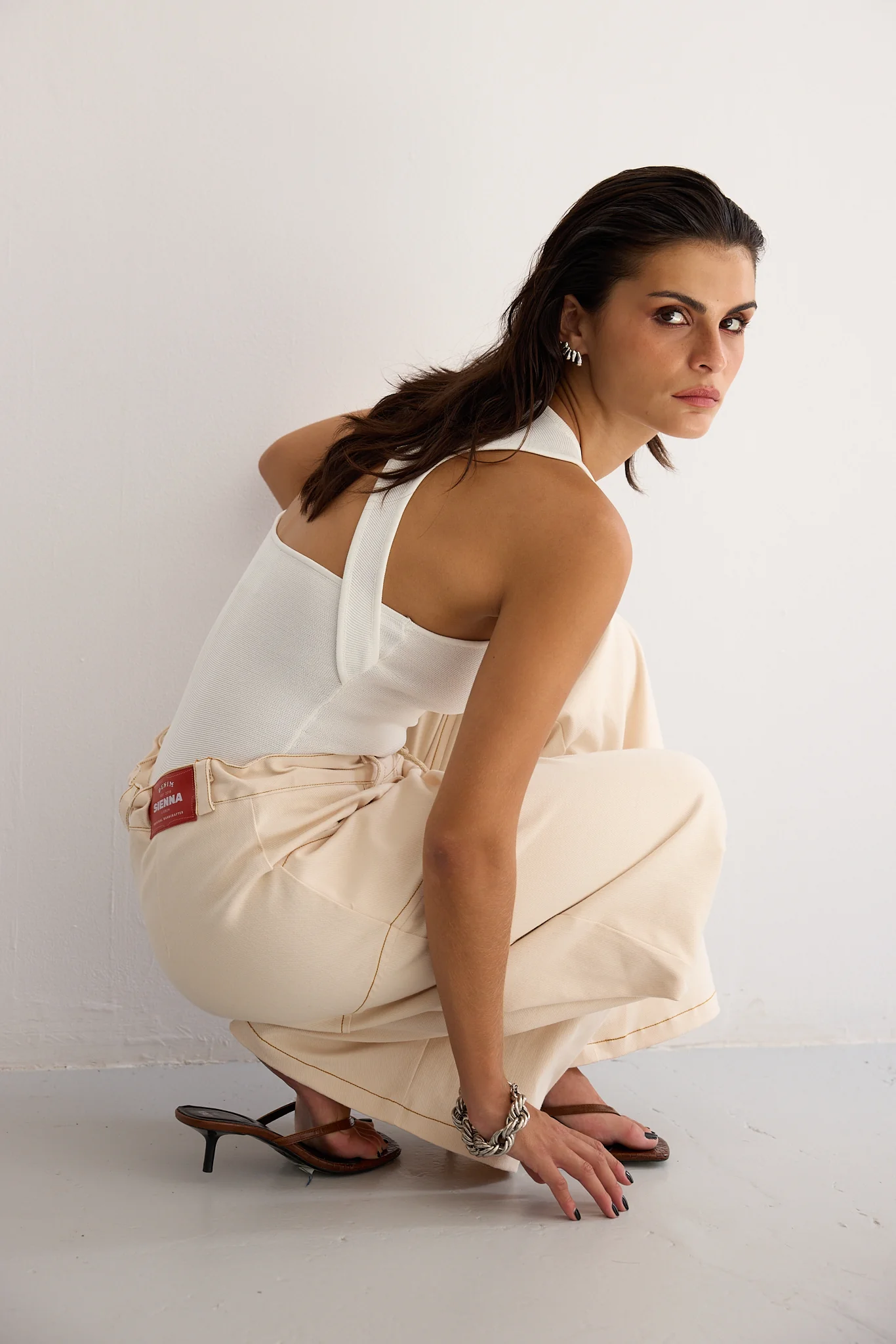 LOUISE trousers - IVORY - Image 5