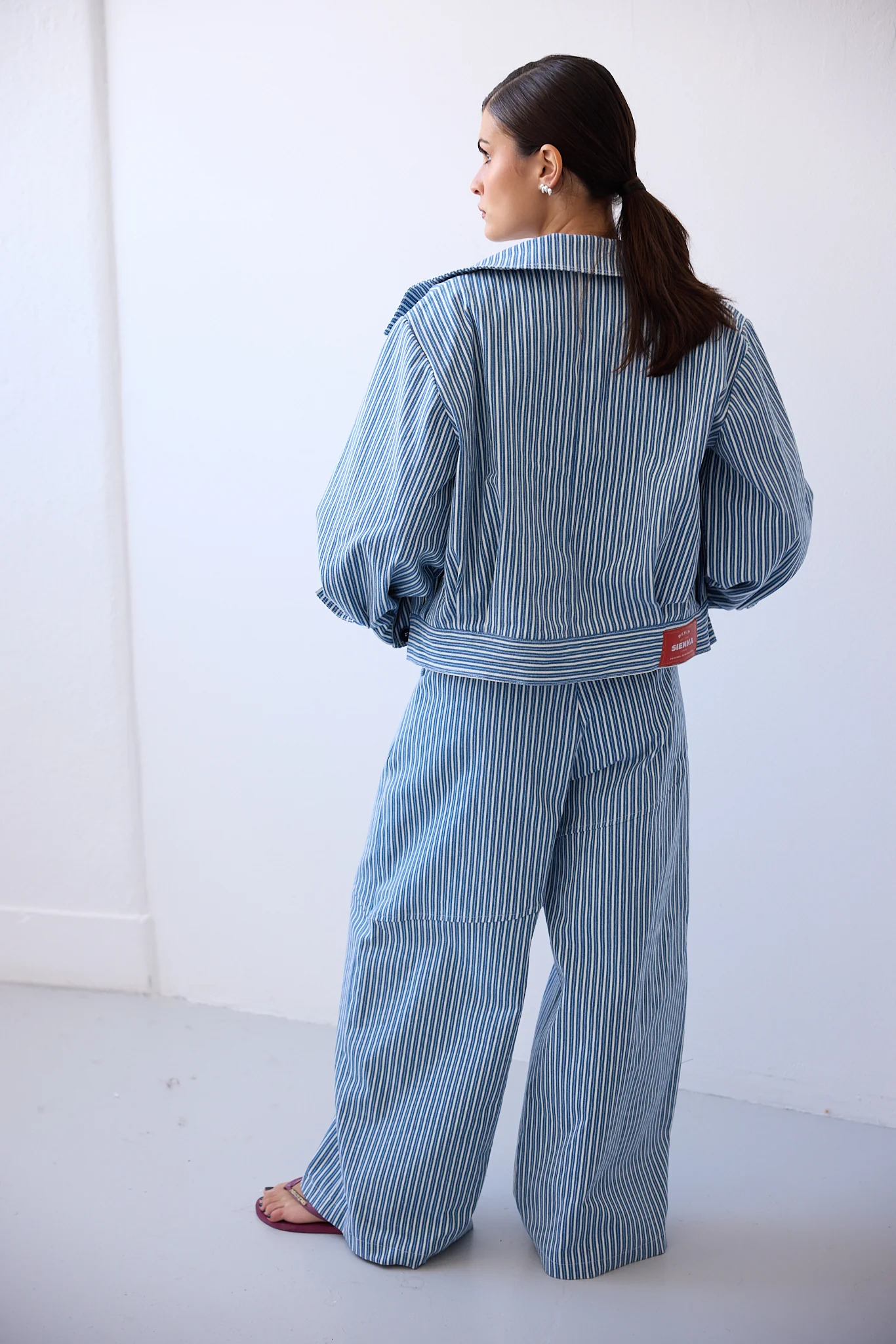 LOUISE trousers - STRIPPED DENIM - Image 6