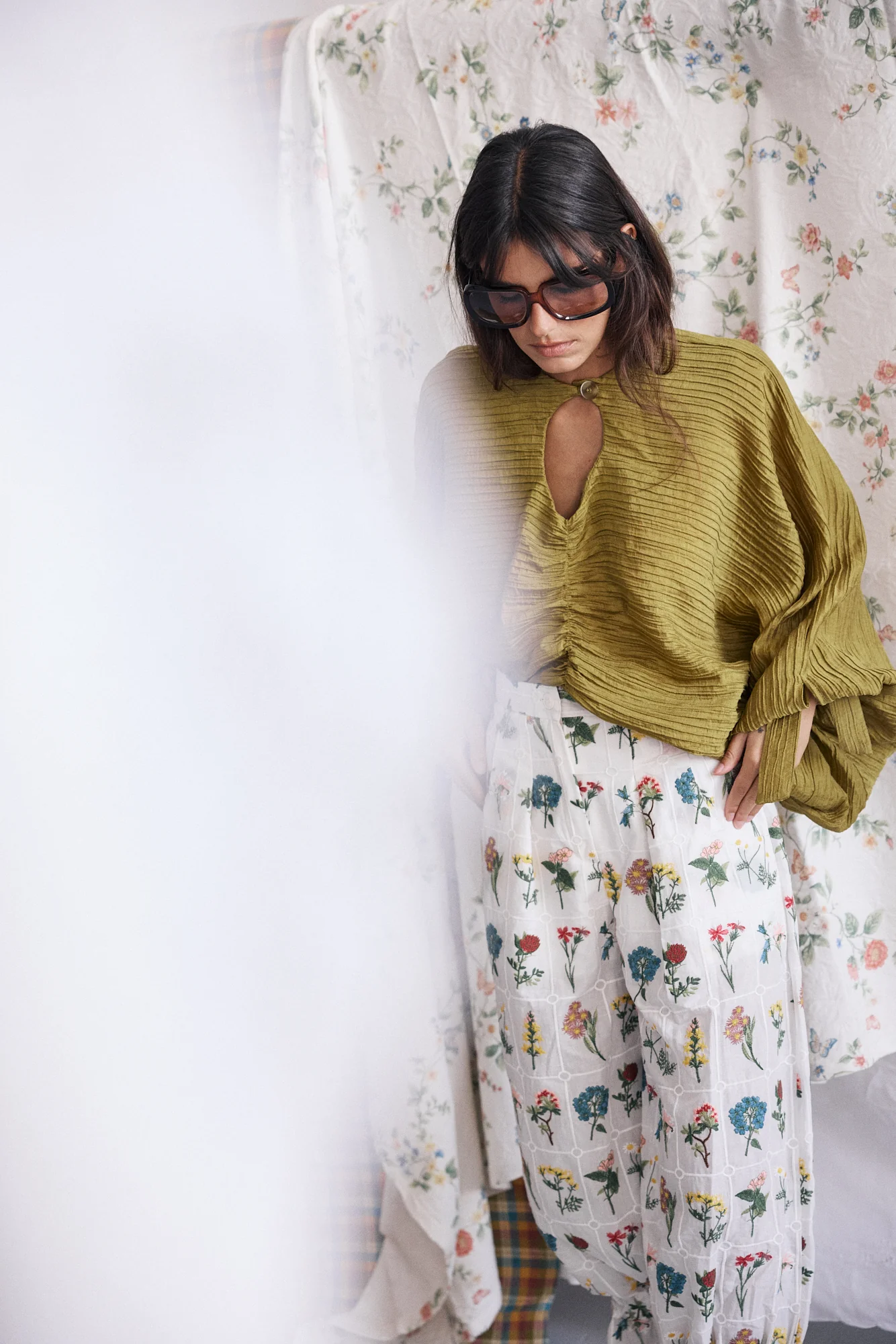 LUCINDA pants - FLOWERS EMBROIDERY - Image 5