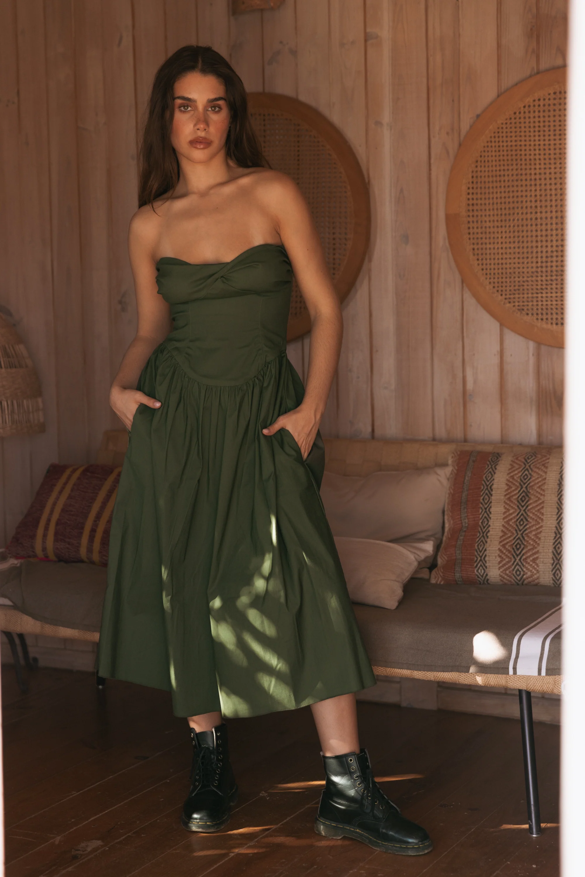 MARGOT dress ZW - GREEN LTD EDITION - Image 3