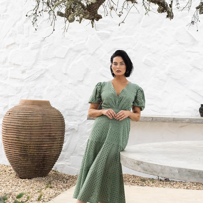 MÉRIDA dress - OLIVE ZW - Image 3
