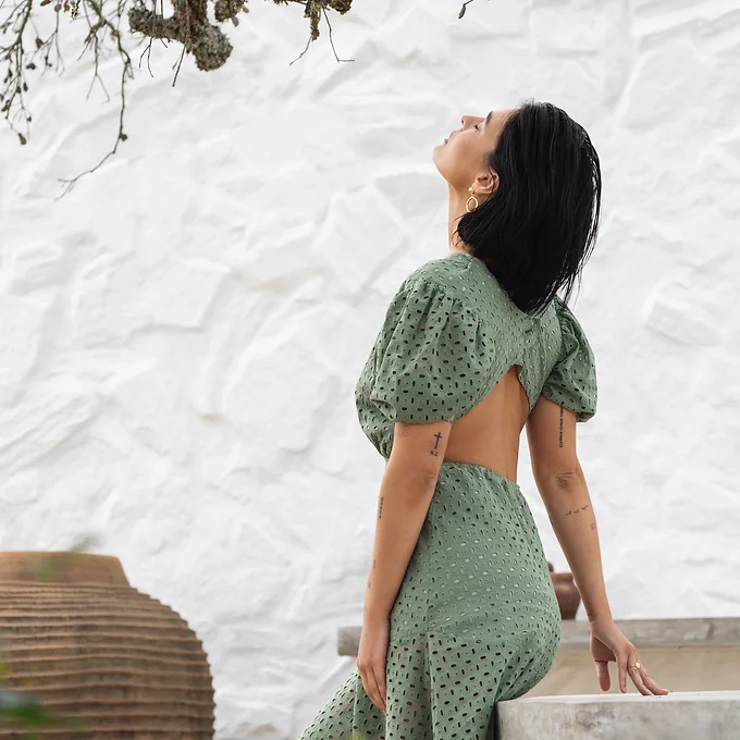 MÉRIDA dress - OLIVE ZW - Image 4
