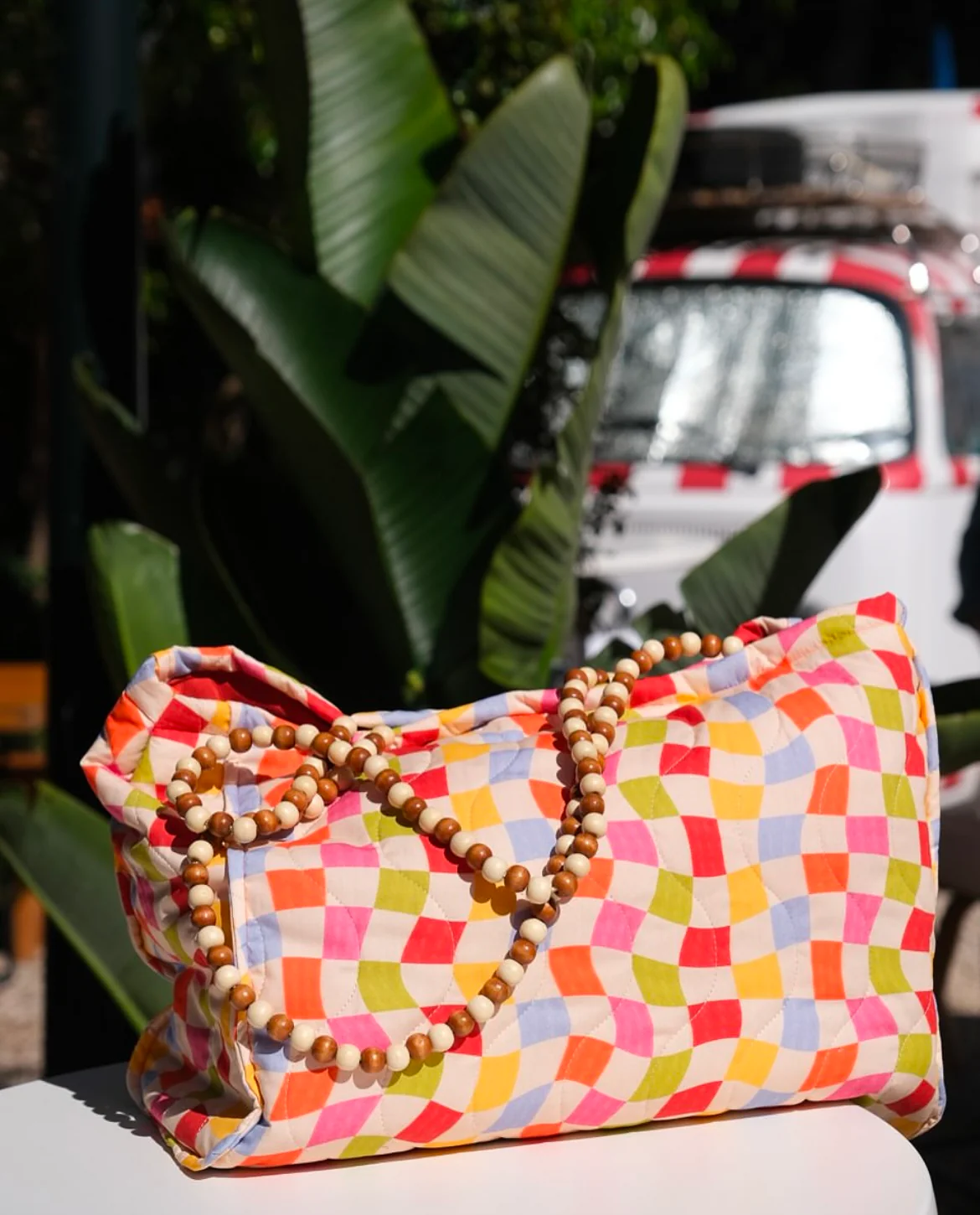 SACKA tote bag - SQUARES - Image 3