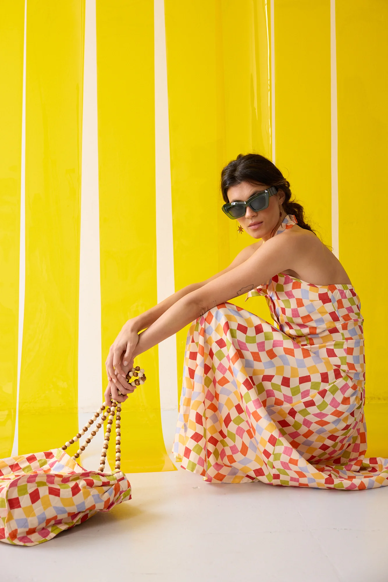SACKA tote bag - SQUARES - Image 4