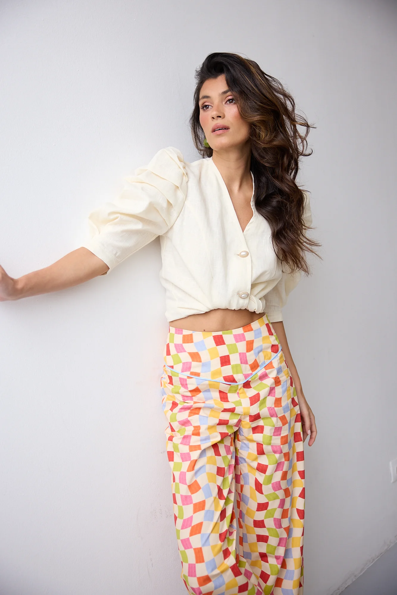 PEGGY blouse - IVORY - Image 5