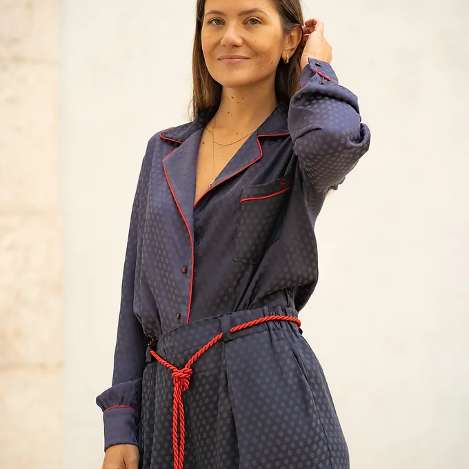 PJ shirt - MIDNIGHT BLUE - Image 5