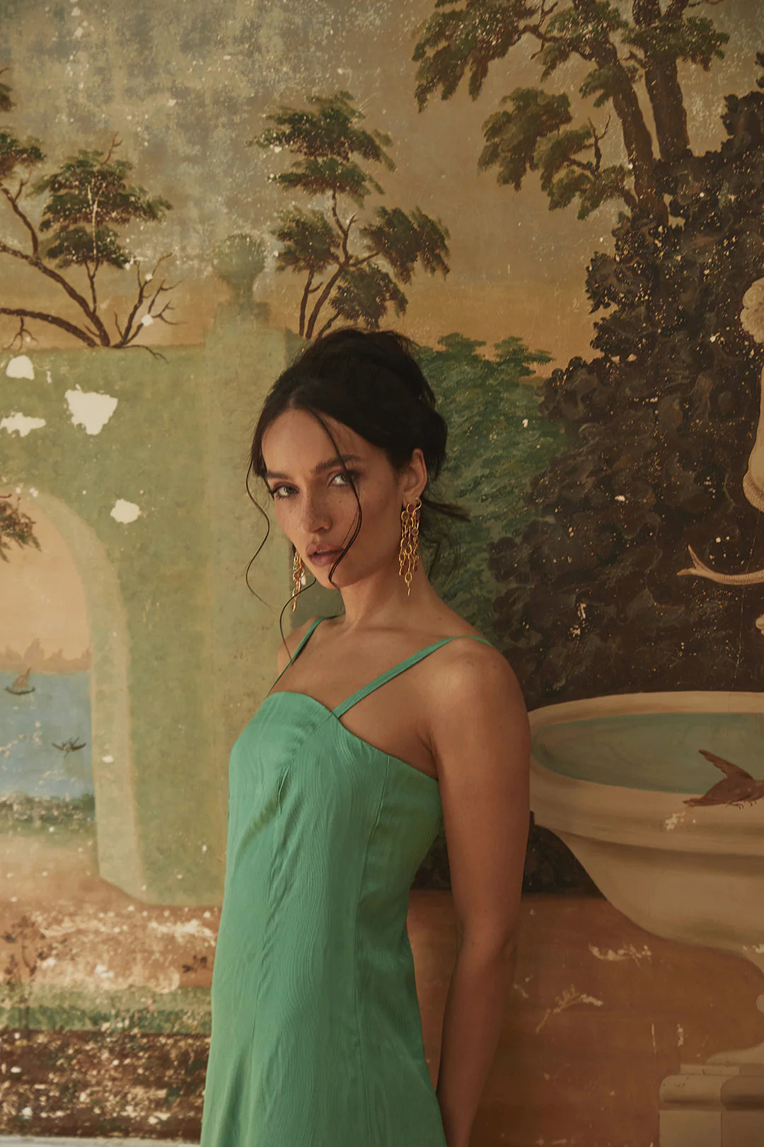 RACHEL dress - Green - Image 3