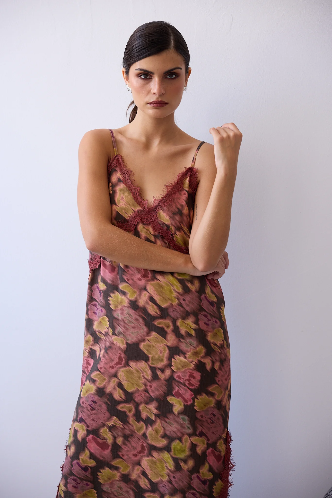 RUBY slip dress - BLURRED FLOWERS - Image 6