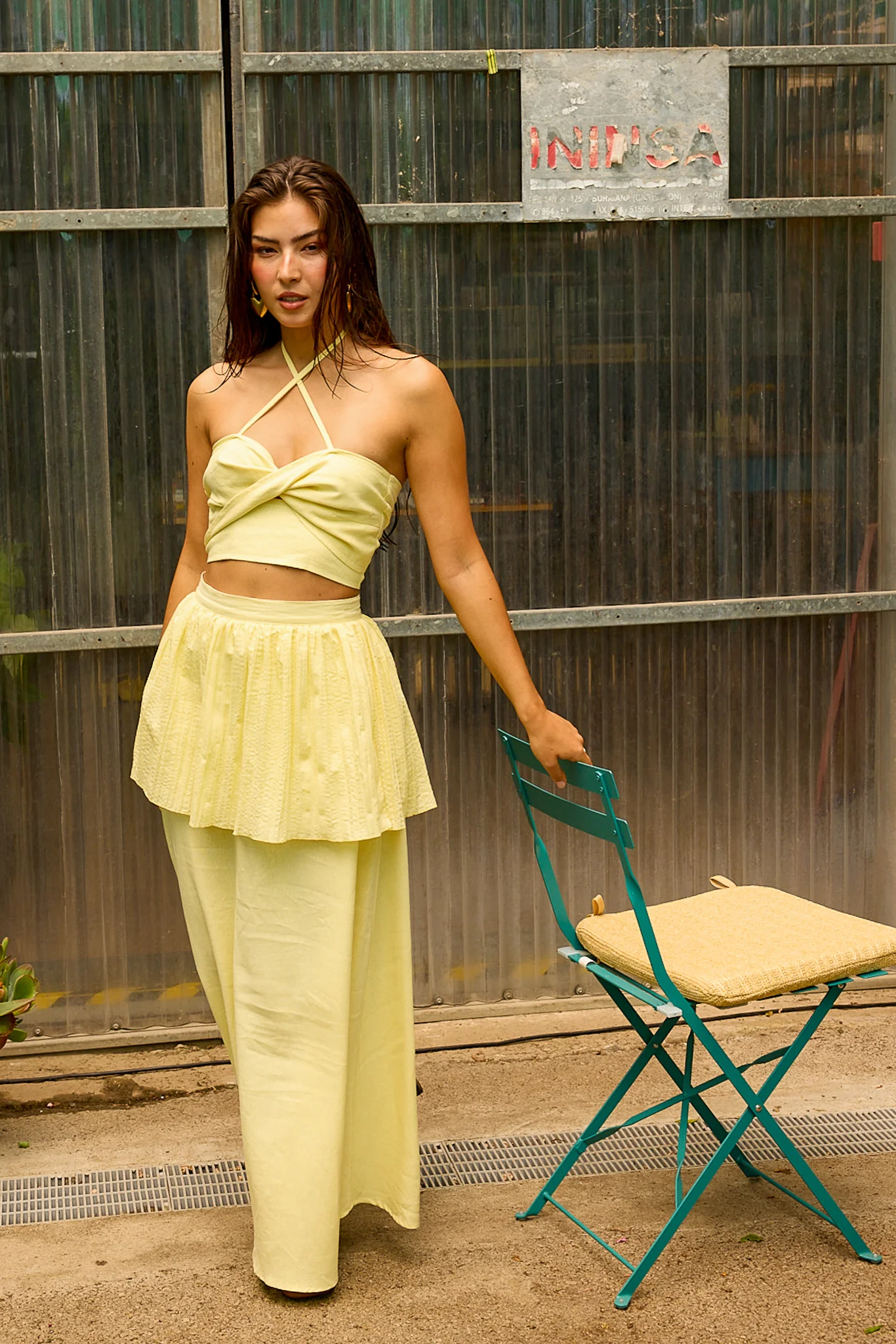 RIBEIRA skirt - BUTTER YELLOW - Image 3