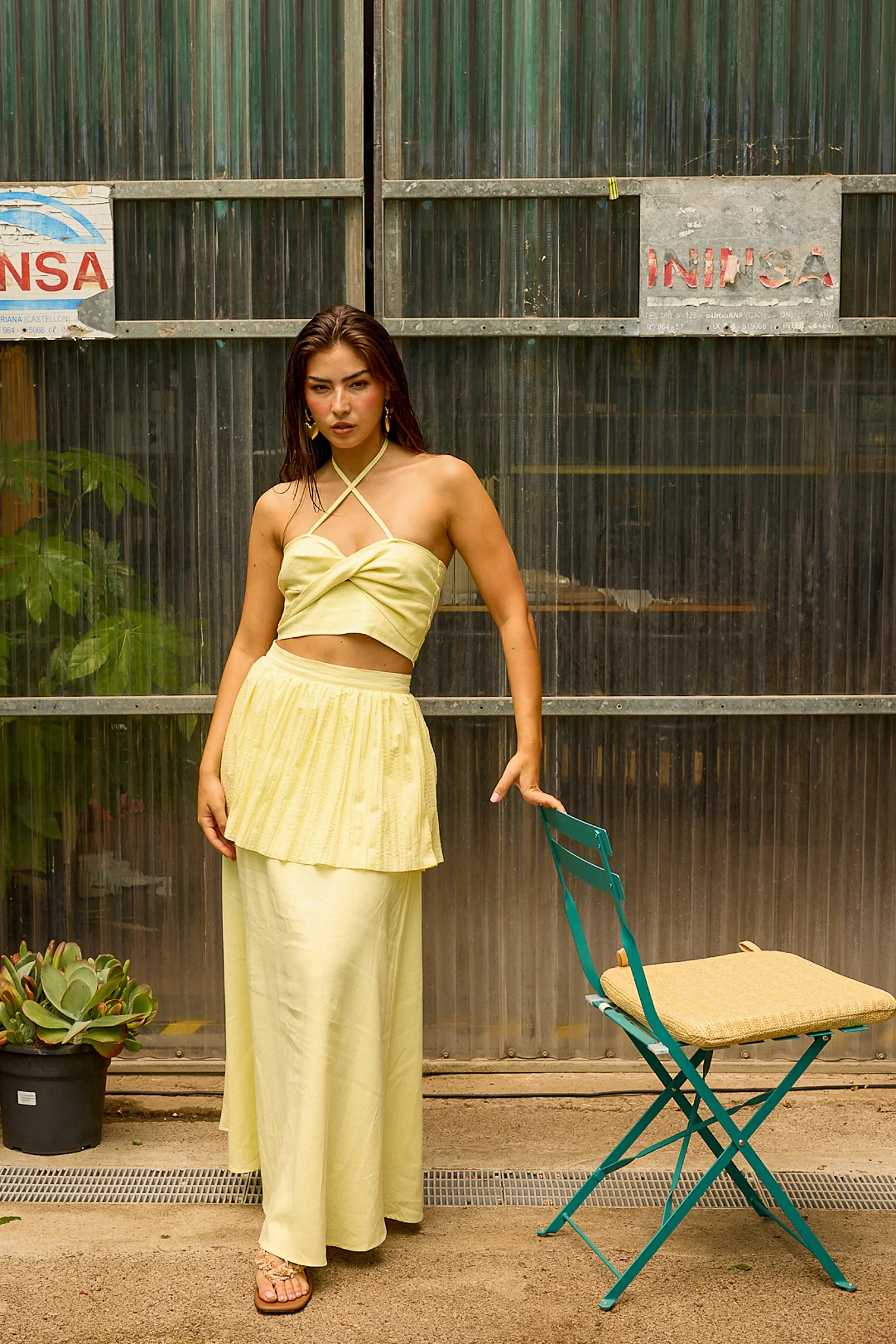 RIBEIRA skirt - BUTTER YELLOW - Image 4