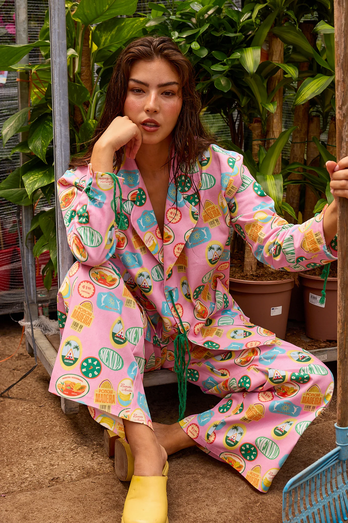 SANTANA trousers - STICKERS PINK - Image 4