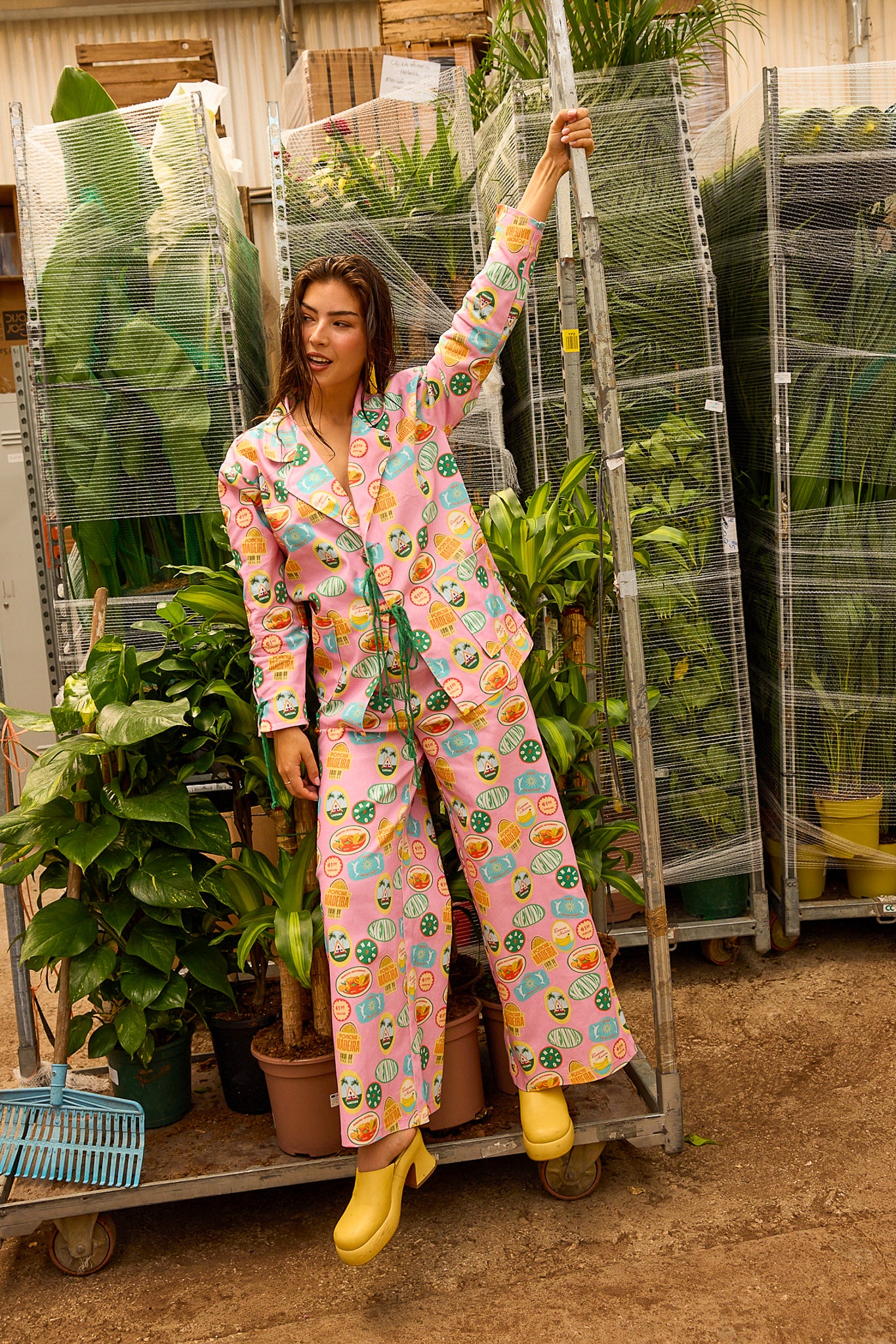 SANTANA trousers - STICKERS PINK - Image 6