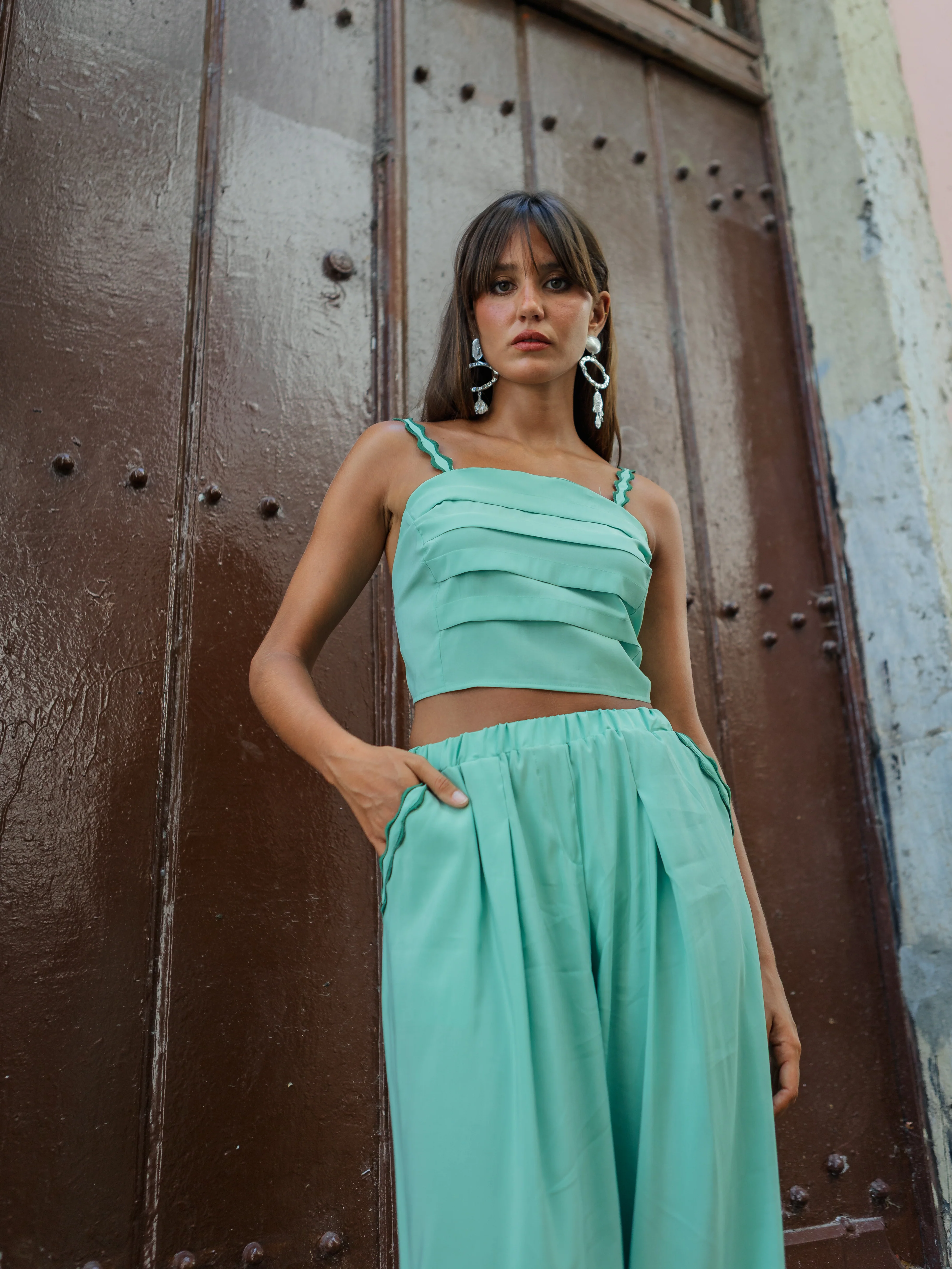 MIRANDA top - MINT GREEN - Image 6