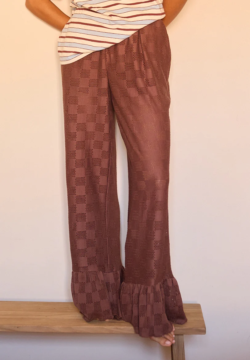 TERESA pants - BROWN - Image 4