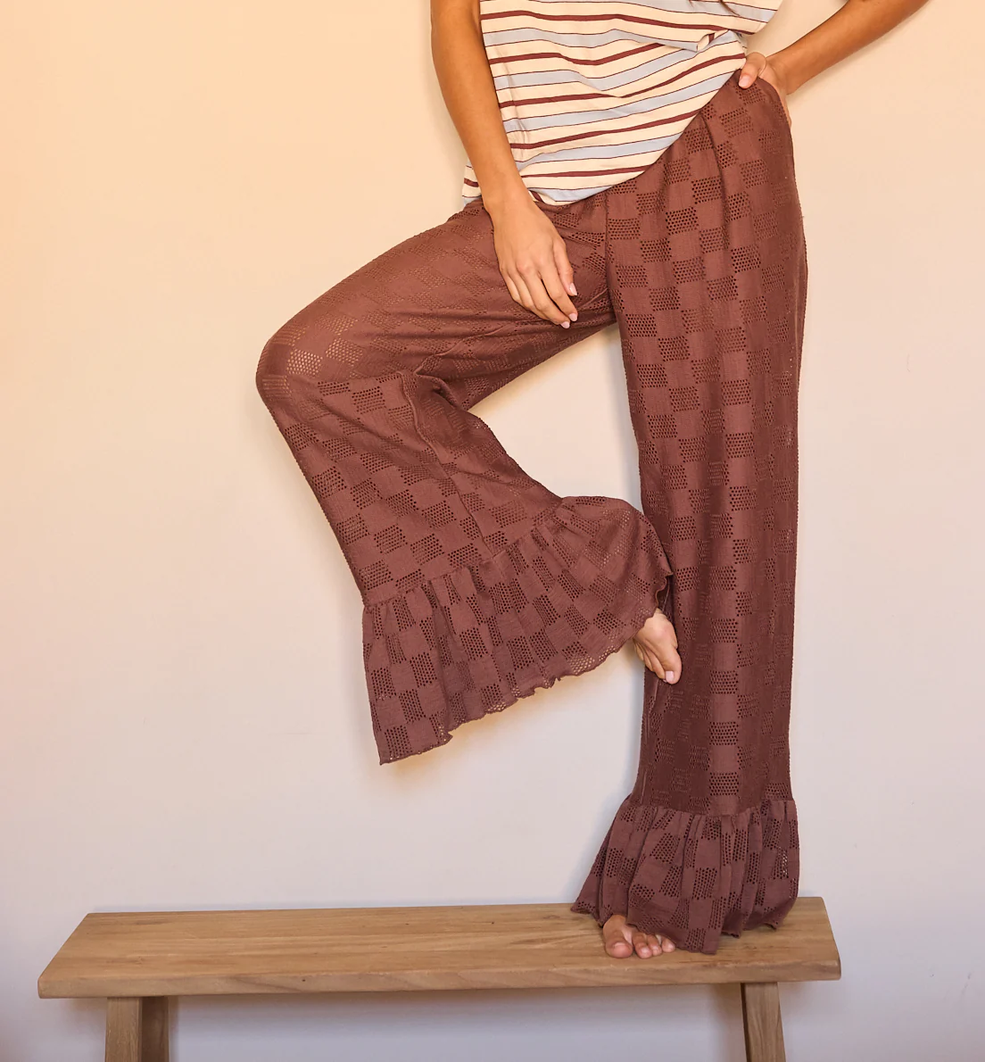 TERESA pants - BROWN - Image 6